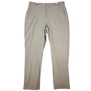 Stormpack Men’s Gray Fleece-Lined Softshell Pants – Sz L (Excellent Condition)